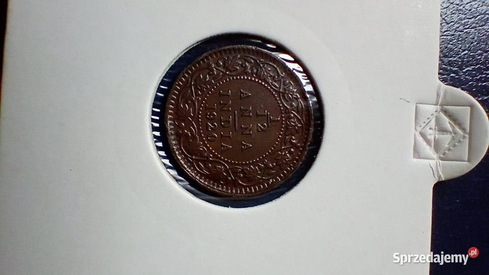 Stare monety 112 anny 1920 Indie Brytyjskie Lesko