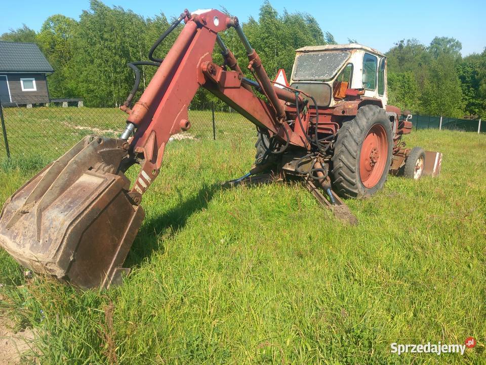 Koparka Białoruś ciągnik MTZ Morąg