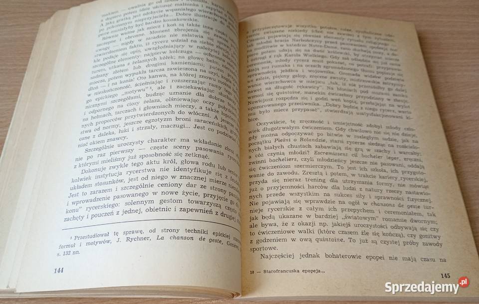 Starofrancuska epopeja rycerska Anna Drzewicka pomorskie Gdańsk
