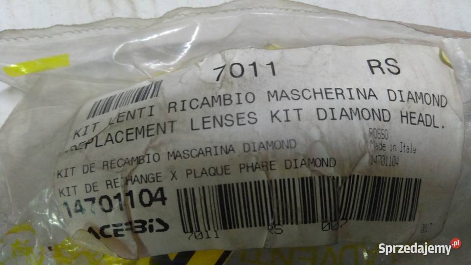 KLOSZ SOCZEWKA LAMPY REFLEKTORA Acerbis Diamond Bielsk Podlaski