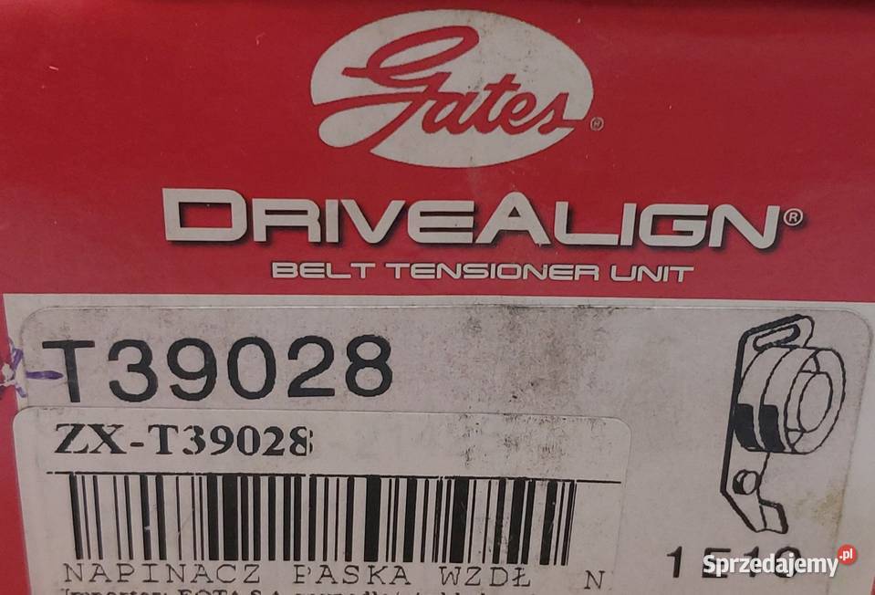 GATES T39028 ROLKA NAPINACZA NISSAN MICRA III CC Mielęcin