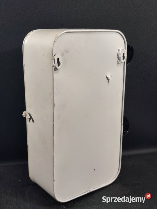 Stylowa Szafka na Klucze z Zegarem Retro Telefon Szafki łódzkie Poddębice