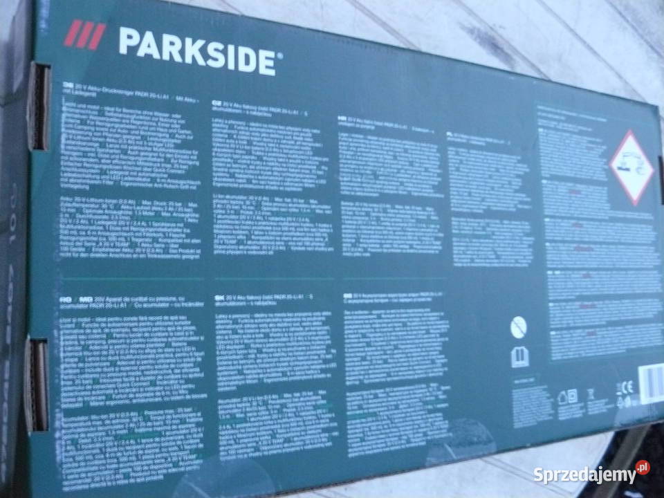 Myjka ciśnieniowa z akumulatorem i ładowarką 20V