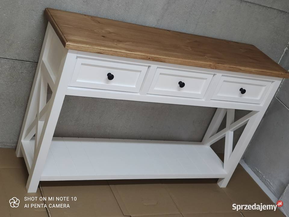 Konsola drewniana prowansalska Zduńska Wola