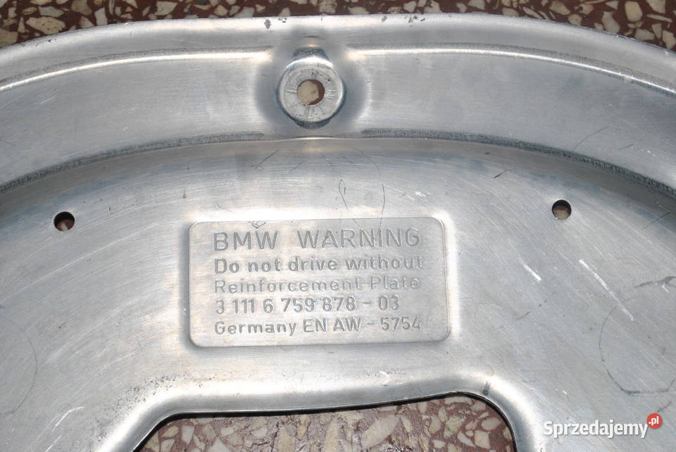 Płyta pod silnik BMW E60 E61 E63 E64 WZMOCNIENIE Poręba