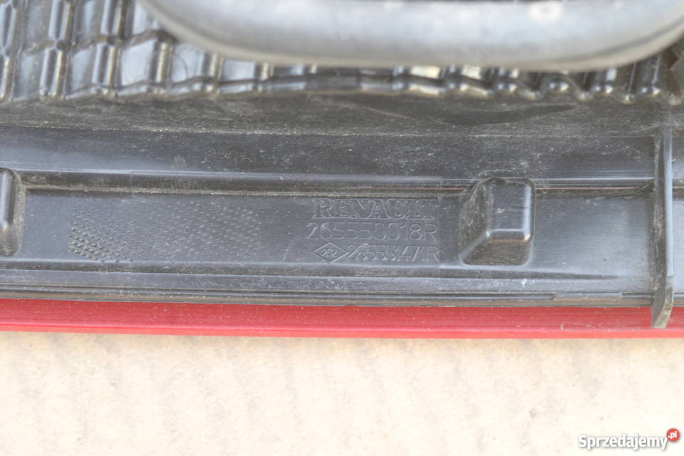 RENAULT SCENIC 3 III LAMPA TYŁ LEWY KLAPA osobowe lubuskie Bieleń