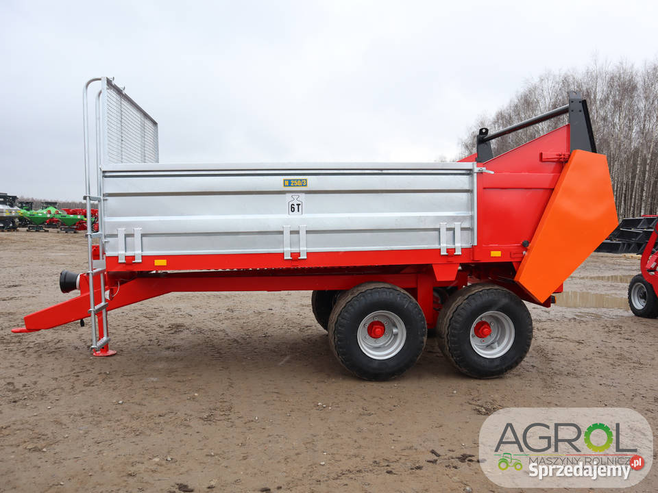 Rozrzutnik obornika ROLTRANS IGAMET 6 8 ton UNIA