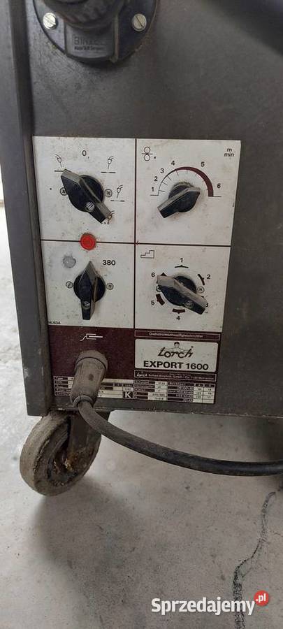 Spawarką migomat Lorch 1600 Niemiecka lubelskie Okrzeja