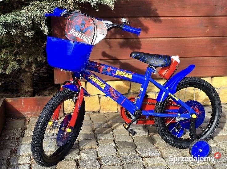 399 Rower 16 Spiderman niebieski Zabrze sprzedam