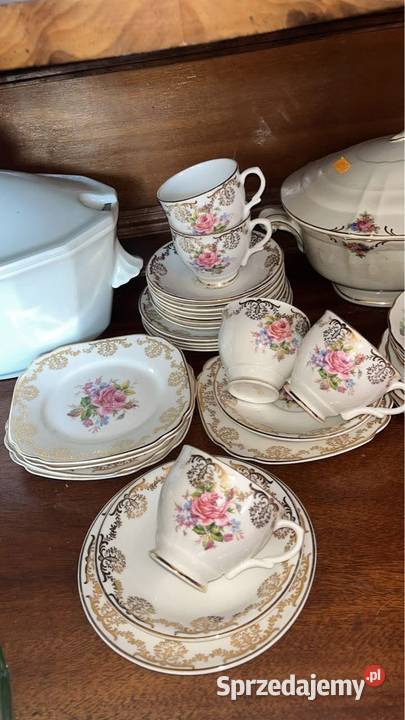 Spodek England 22 ct złotem malowana Zach