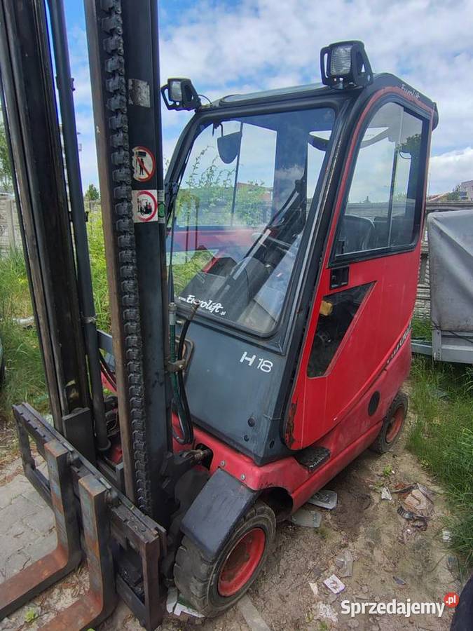 Wózek widłowy Linde H18T03 VW LPG2007UDT Radomsko