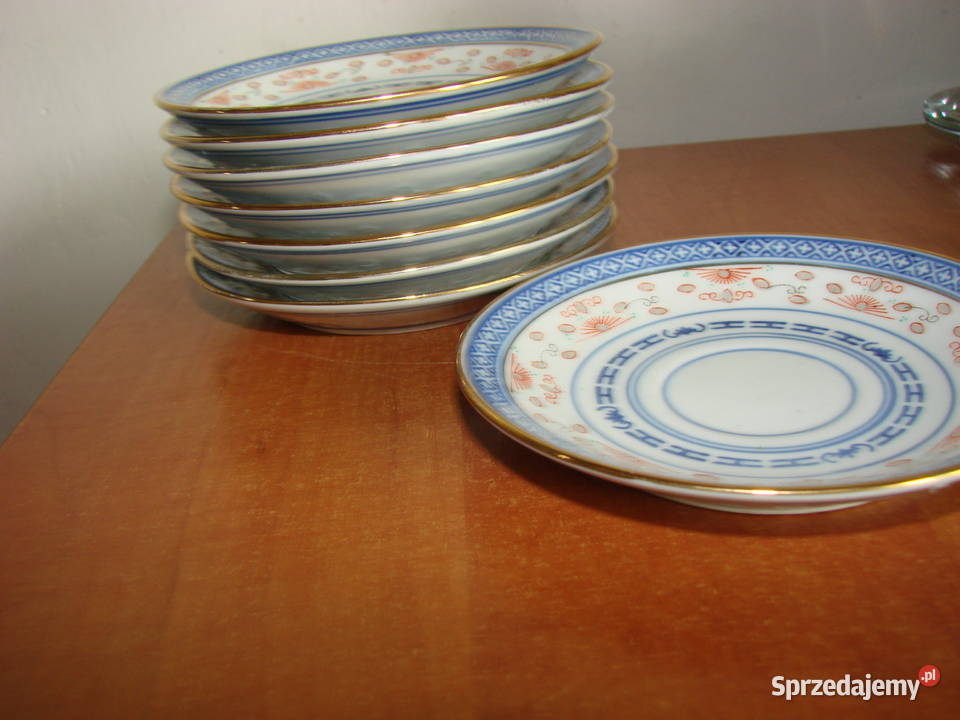 chińska ryżowa porcelana spodek pomorskie Pruszcz Gdański