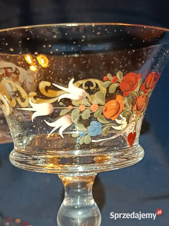 Komplet kielichów Peter Wolke Vintage ręcznie Jastrzębie-Zdrój sprzedam