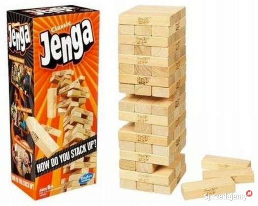 JENGA popularna gra rodzinna logiczna sprzedam