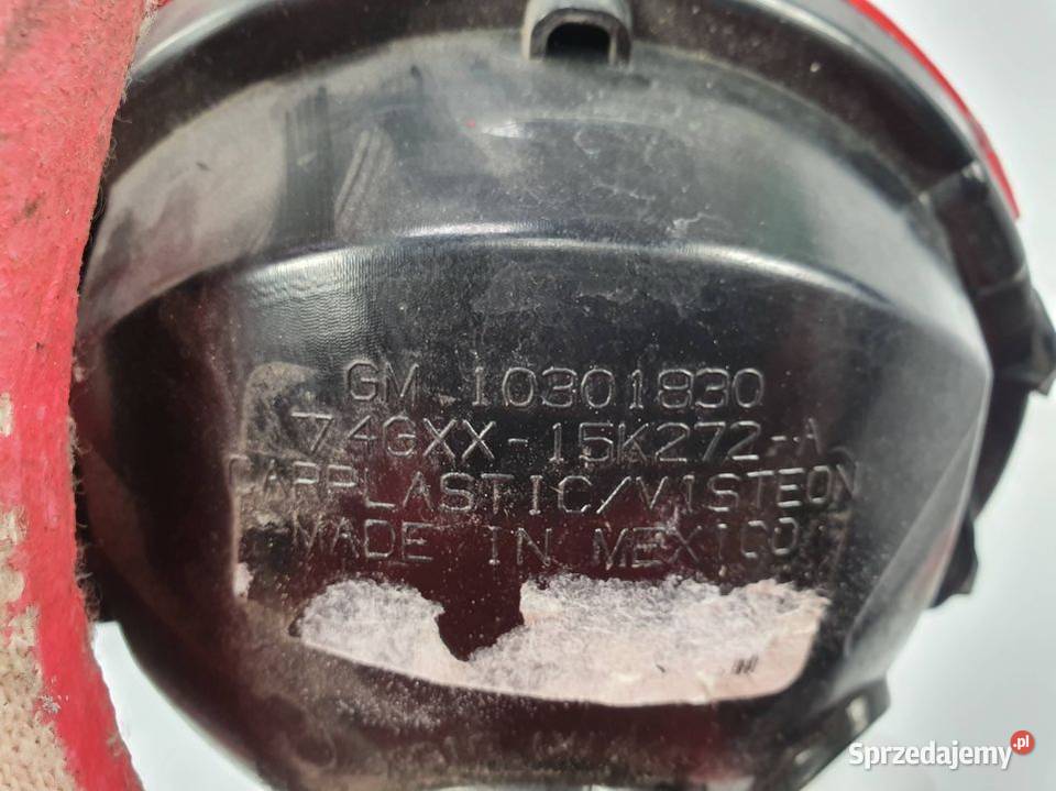 LAMPA PRAWA TYŁ CHEVROLET CORVETTE C6 sprzedam