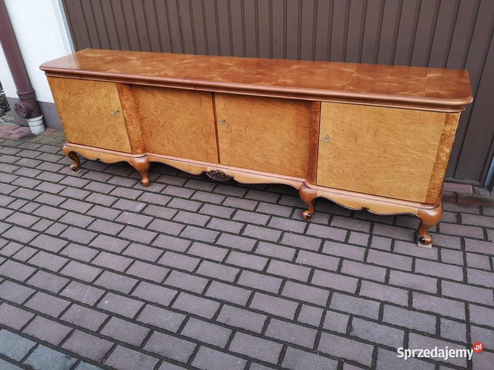 KomodaBufet 220 Brzoza RTV Niska Stara Antyk Meble Meble Swarzędz