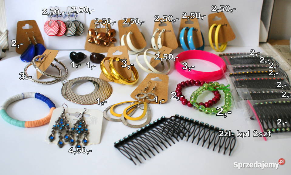 57 zestaw komplet biżuterii kolczyki zlote Krosno sprzedam