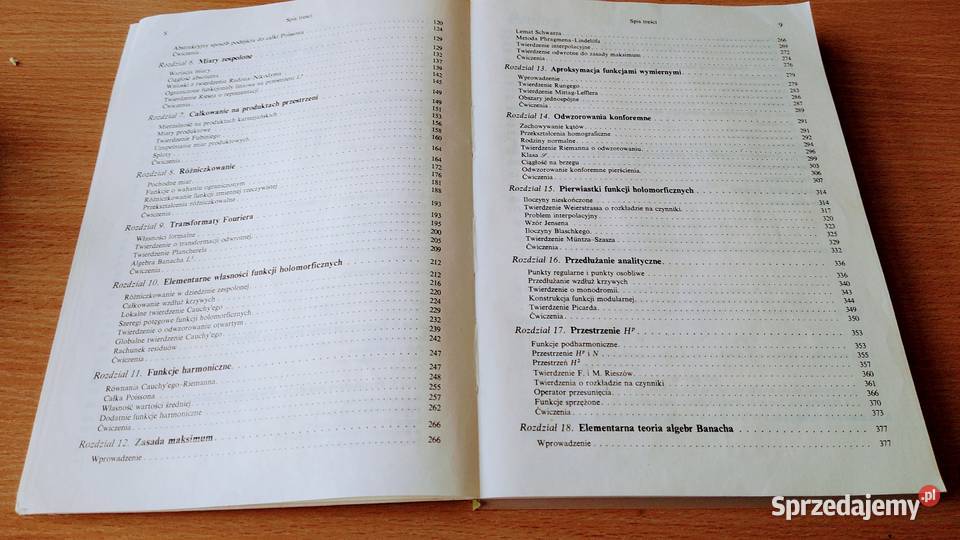 Analiza rzeczywista i zespolona Walter Rudin pomorskie Gdańsk