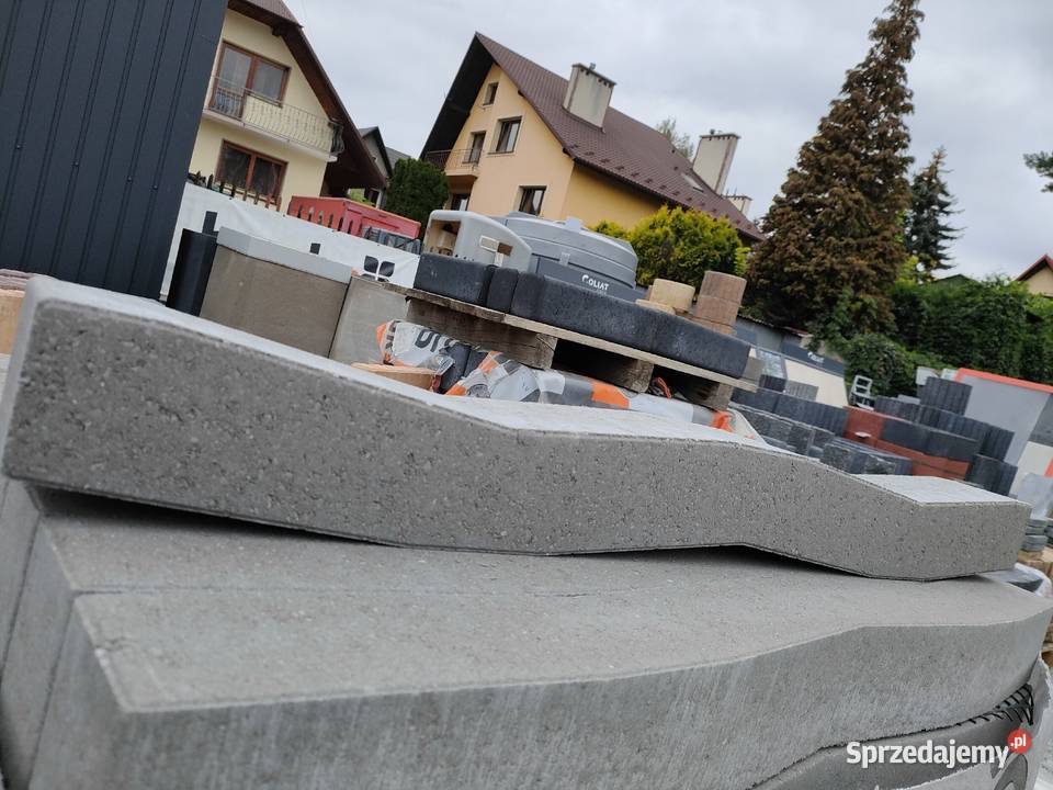 Obrzeża obrzeże ZYGZAK palisady Kostka brukowa Architektura ogrodowa Myślenice