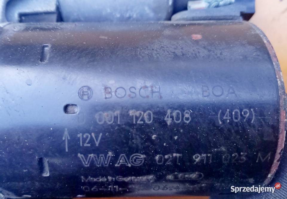 AUDI VW SEAT SKODA 0616 BENZYNA ROZRUSZNIK Radom sprzedam