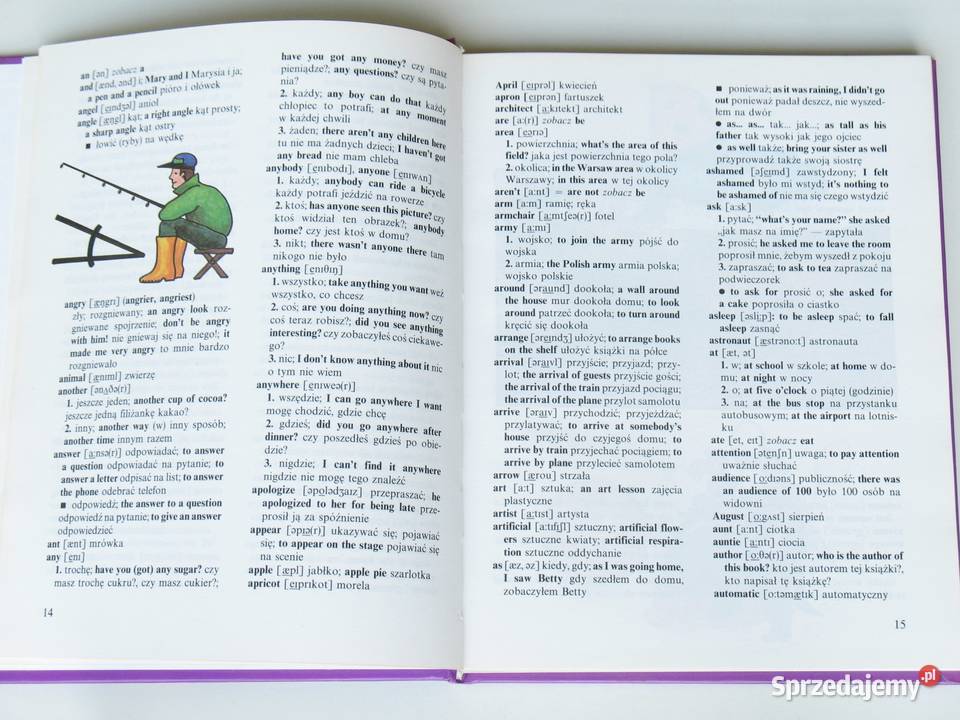 Ilustrowany słownik dzieci angielskopolski angielski