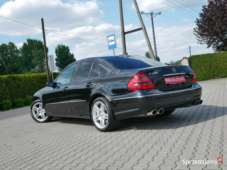 Mercedes E 500 50 V8 306 Gaz LPG Avantgarde AMG wspomaganie kierownicy Goczałkowice-Zdrój
