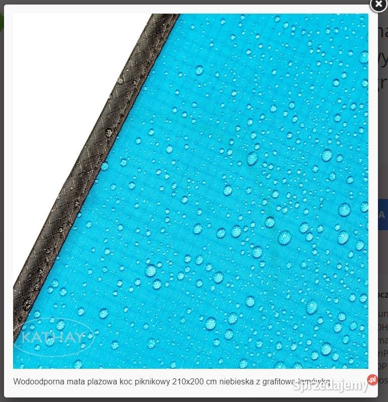 MATA PLAŻOWA prostokątny 210 x 200 Łęczyca