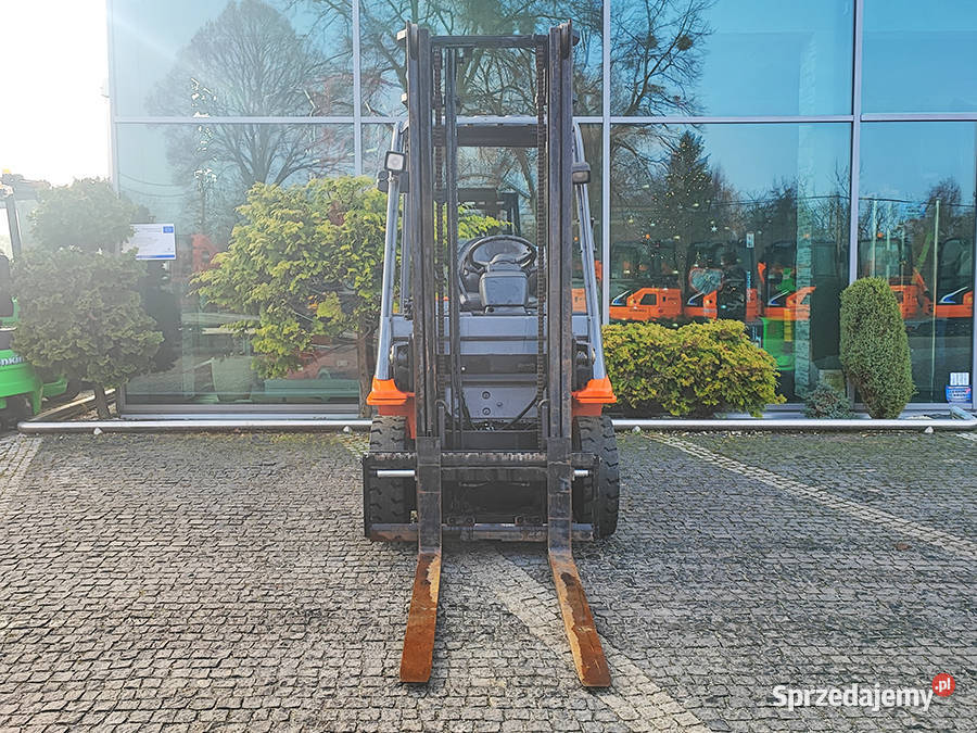 Wózek widłowy Toyota 427FGF20 2 tony duplex 37 m gaz Kęty