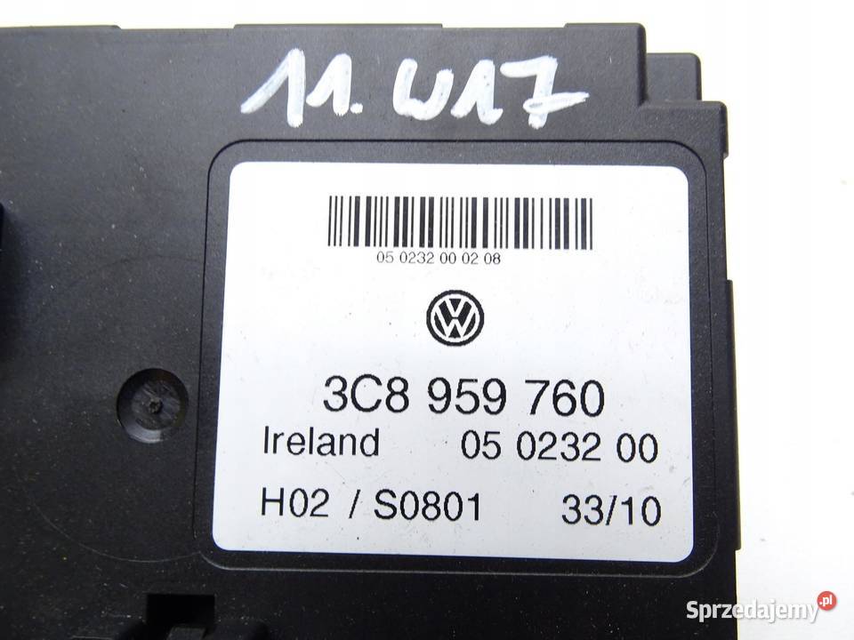 MODUŁ STEROWNIK FOTELA VW PASSAT CC 3C8959760