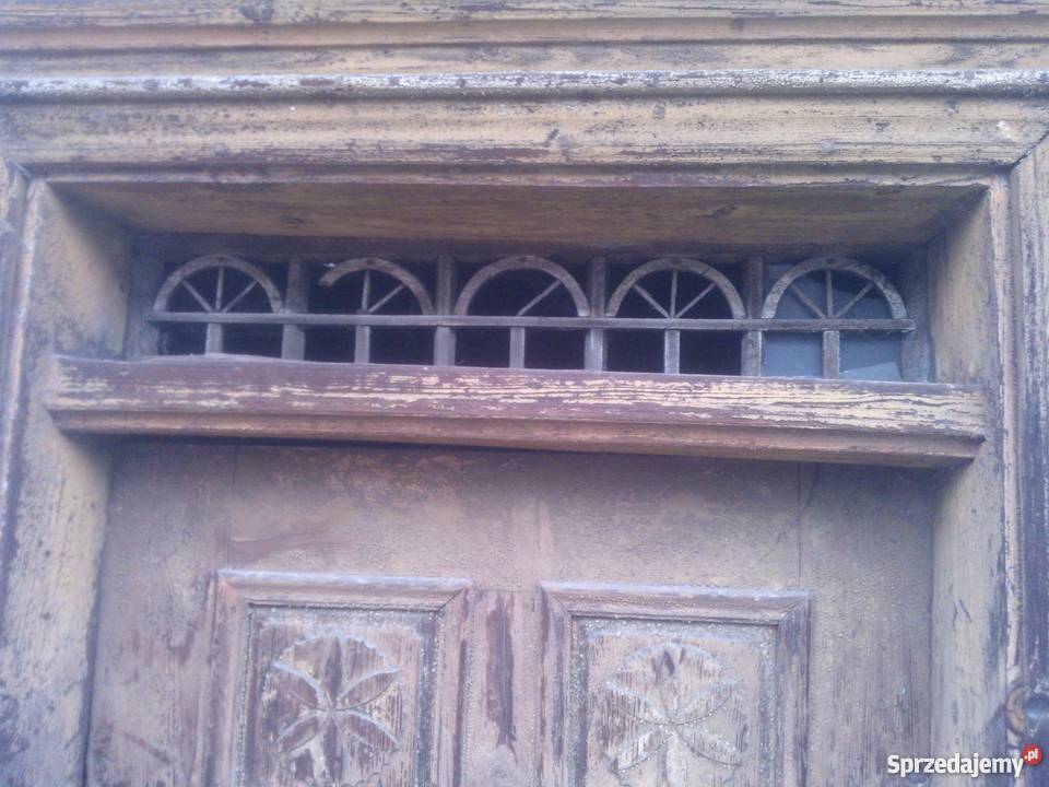 stare drzwi wejsciowe do domu Pozostałe Jankowice