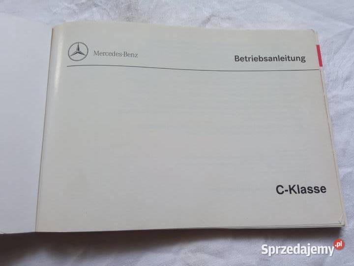 Instrukcja obsługi Mercedes C klasse Szczecin