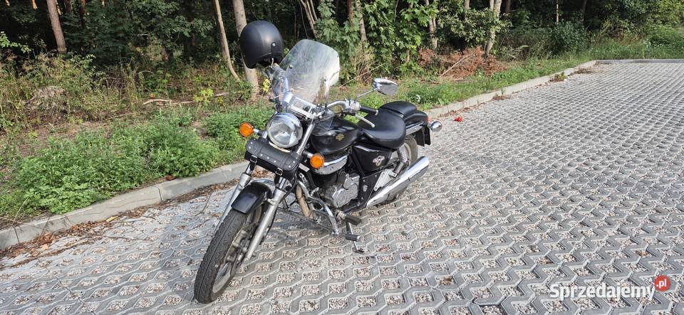 Daelim VT125 chopper szyba gmole piórnik manualna Otwock