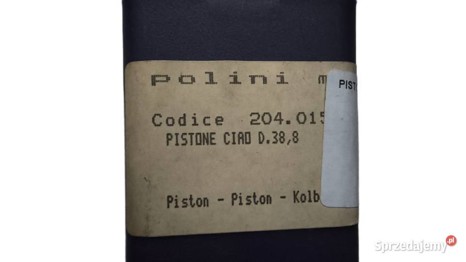 TŁOK ASSO WERKE POLINI 388 mm PIAGGIO VESPA CIAO Części i akcesoria motocyklowe Bielsk Podlaski