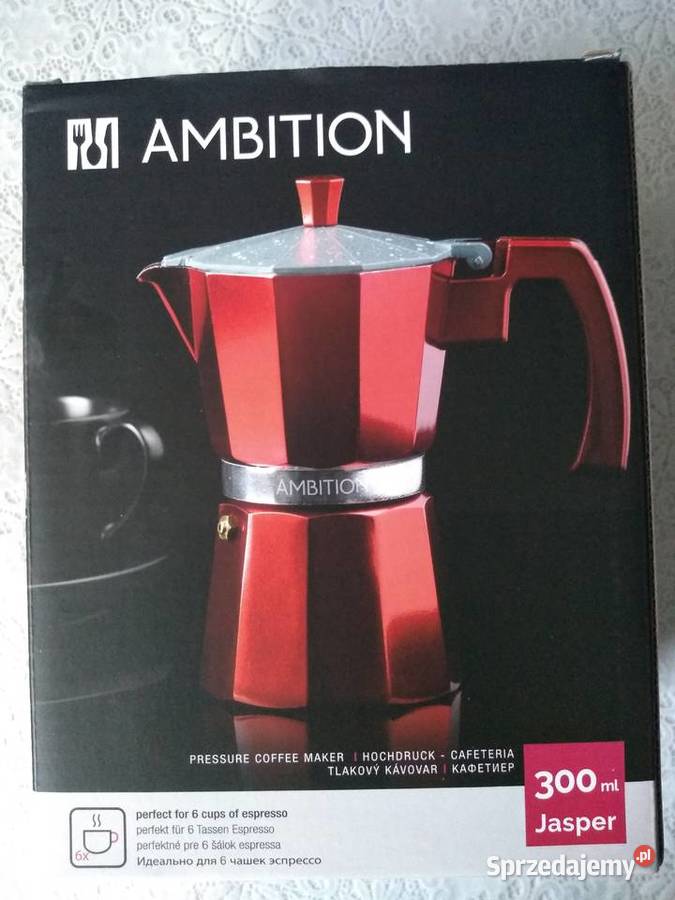 Kafetiera ciśnieniowa AMBITION 300 ml Dębica sprzedam