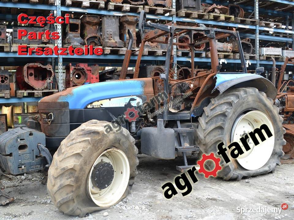 Holland TM155 części skrzynia biegów silnik Byków