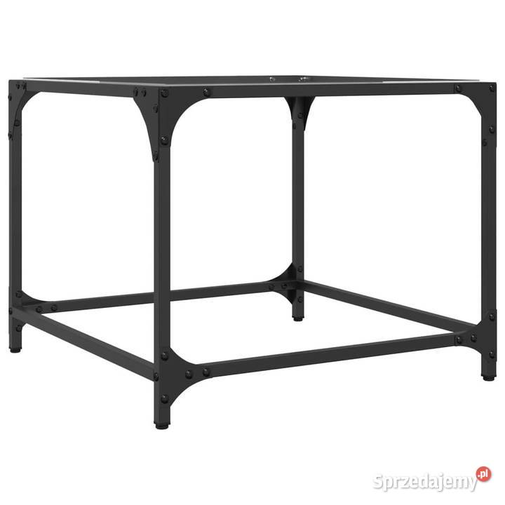 Stolik kawowy ze szklanym blatem 50x50x40 stal mazowieckie Warszawa