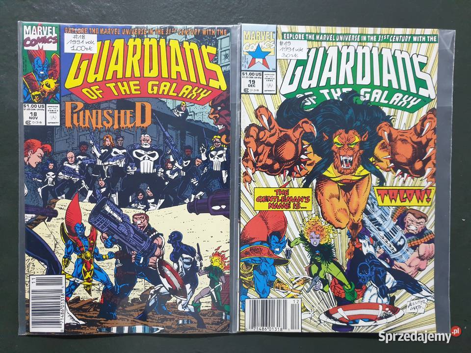 Guardians Of The Galaxy zestaw 13 komiksów Gdynia