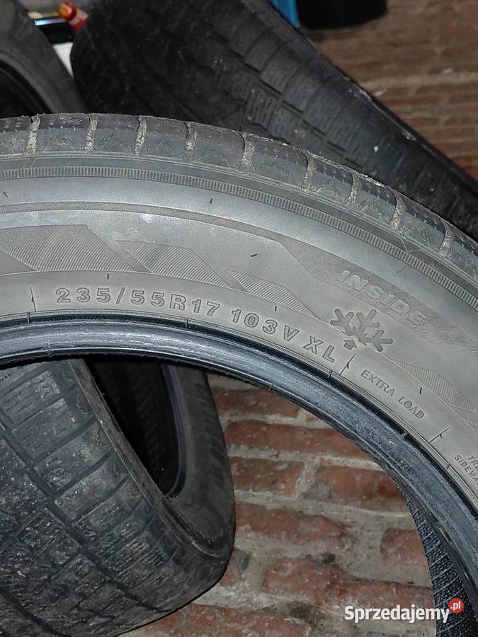 4 opony zimowe 23555 r 17 dot 2020 komplet lubuskie Żabice