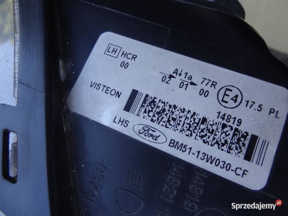 LAMPA LEWA PRZEDNIA PRZÓD FORD FOCUS MK3 osobowe