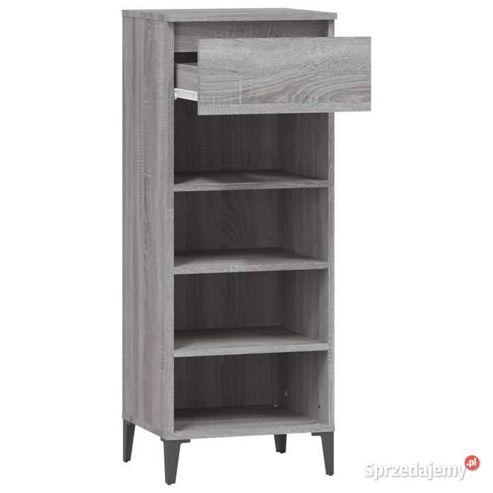 Szafka na buty szary dąb sonoma 40x36x105 Na buty mazowieckie Warszawa