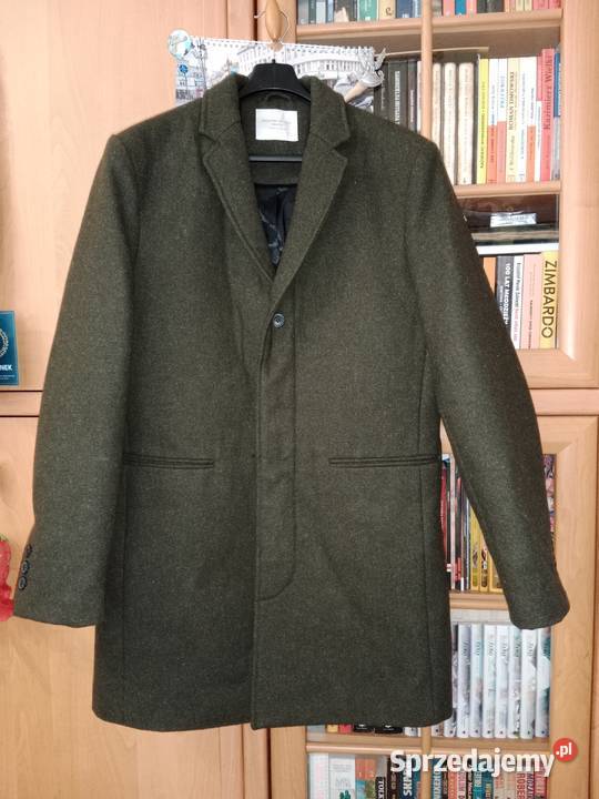 Płaszcz męski ciemny oliwkowy Rozmiar XL Łódź