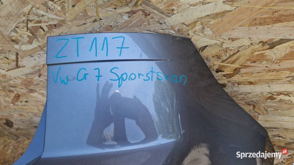 VW GOLF VII 7 SPORTSVAN ZDERZAK TYLNY TYŁ osobowe Słowikowo
