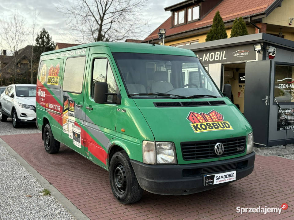 Volkswagen LT Brygadówka 7 osob LT32 25TDI zielony mazowieckie Sade Budy