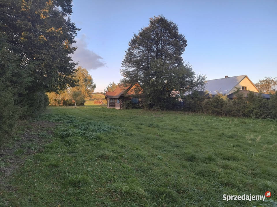 Duża działka z domkiem Kunki gm Susiec lubelskie sprzedam