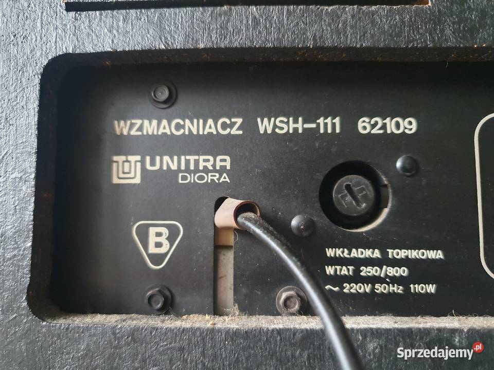 Wzmacniacz tuner stereo WSH111 TSH111 UNITRA Solnica