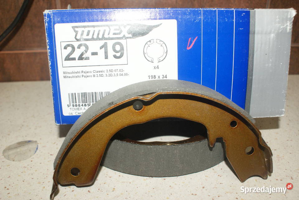 2219 TOMEX brakes SZCZĘKI HAMULC MITSUBISHI Białobrzegi