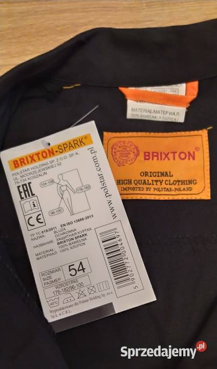 Bluza ochronna BRIXTON spark Odzież codzienna Hajnówka