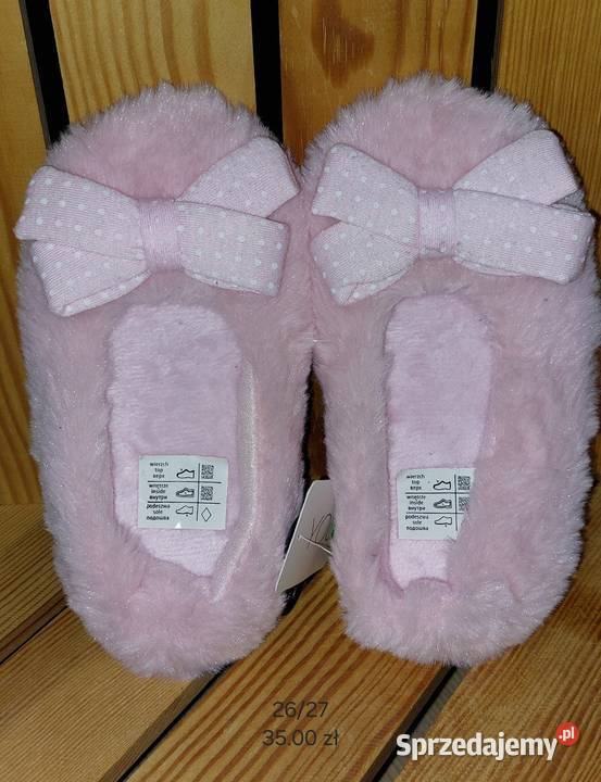 Kapcie baletki cieplutkie rozmiar 2627 małopolskie Wadowice