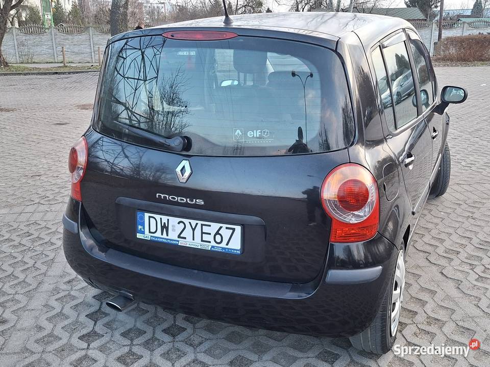 RENAULT MODUS 12e 2004r długie opłaty tanio 74KM dolnośląskie Wrocław sprzedam