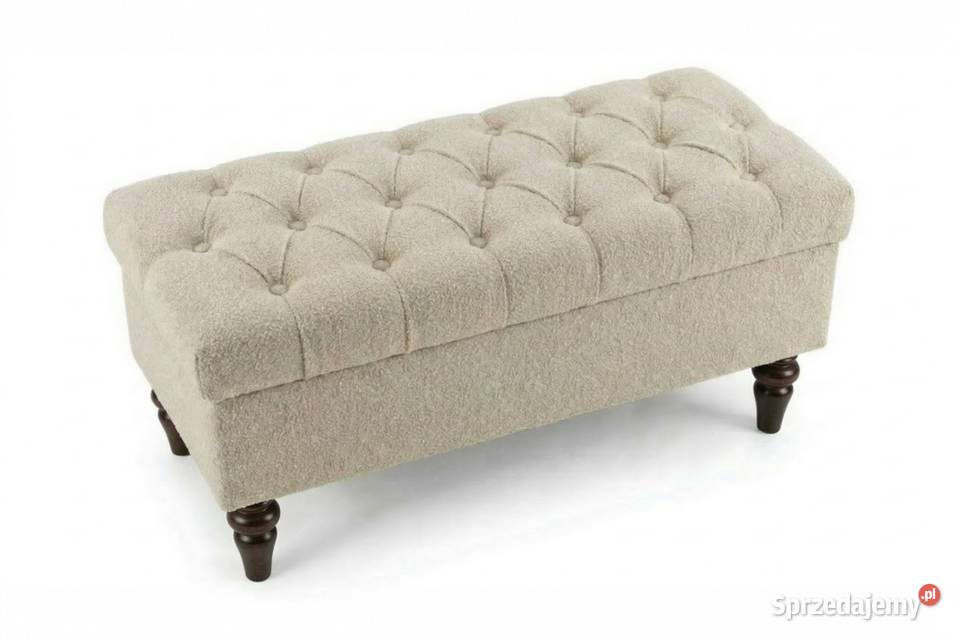 Pufa tapicerowana OLAF pikowana ze schowkiem Ełk